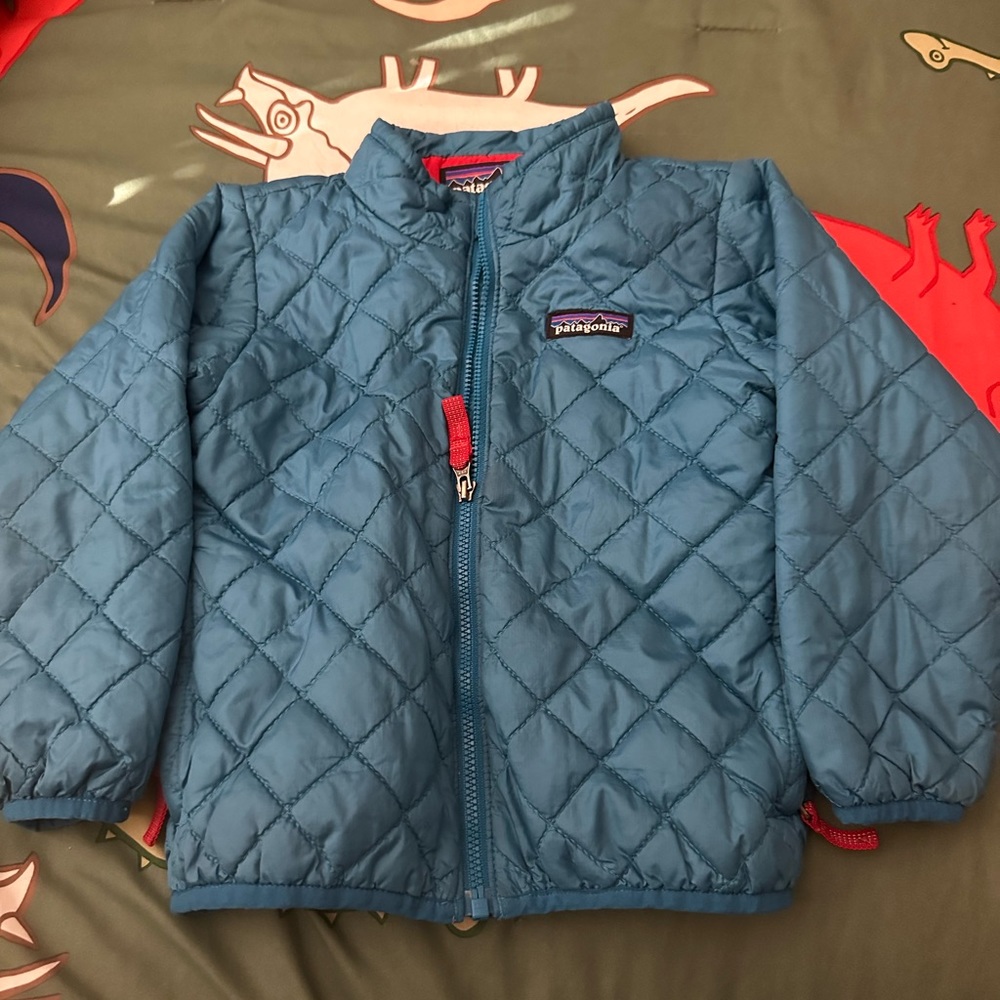 Patagonia blue jacket size 3T